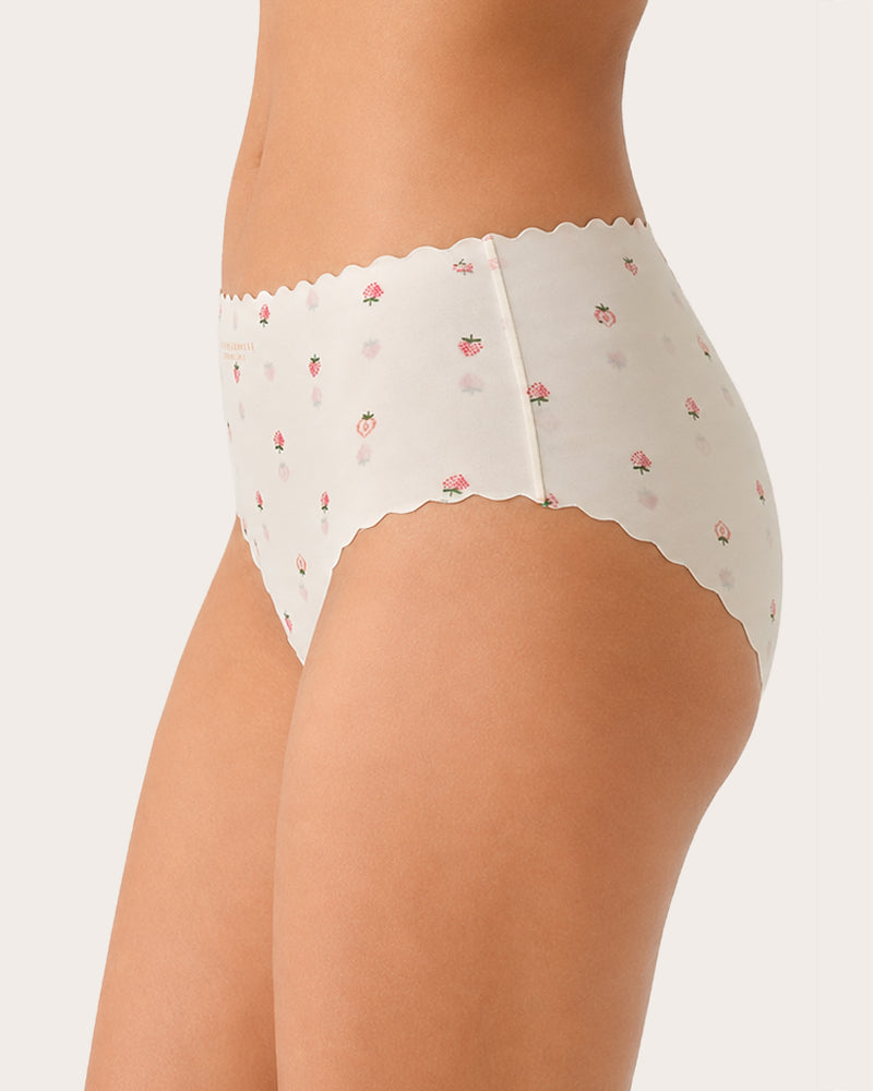 Six-pack Ice Silk Seamless Breathable Print Panties Secondary image