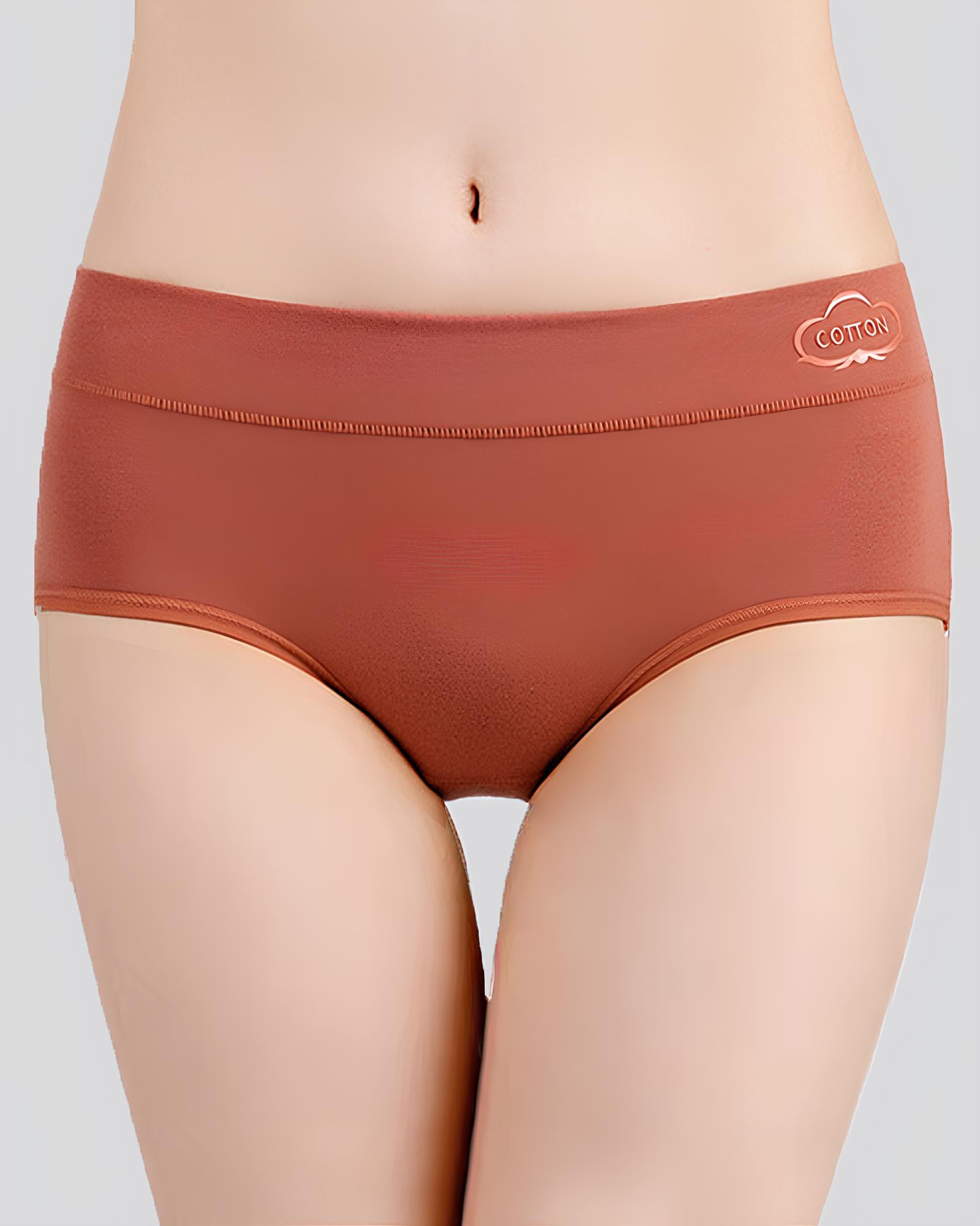Women's Pure Cotton Stretch Mid-waist Soft Panties Secondary image