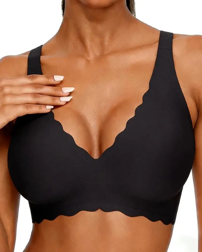 Deep V Wireless Seamless Stretchy Push-up Bra Main image