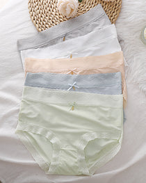 Comfortable Breathable Ice Silk Seamless Pure Cotton Crotch Women's Briefs
