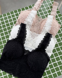 Comfortable Stretchy Sexy Lace Seamless Bra Vest