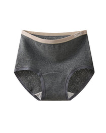 Plus Size 10A Antibacterial Cotton Extra Long Crotch High Waist Comfortable Briefs
