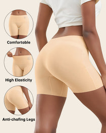 Women's High-Waisted Seamless Tummy Control Shaping Shorts