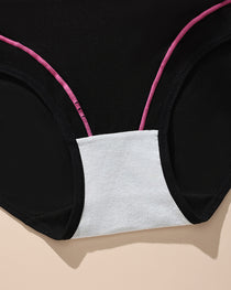 Women's  High Waist Colorblock Seamless Cotton Briefs