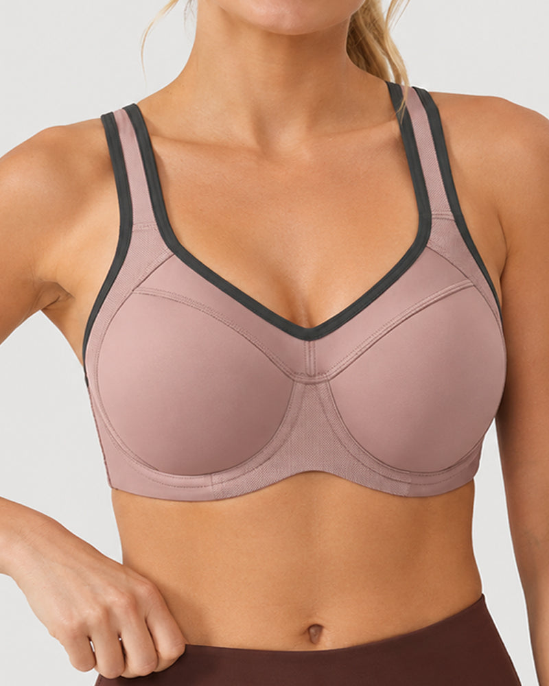 Deep V Comfortable Underwire Sports Bra Main image