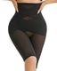 Women's Double Cross Mesh Seamless High Waist Tummy Lifting Buttocks Shaping Tights