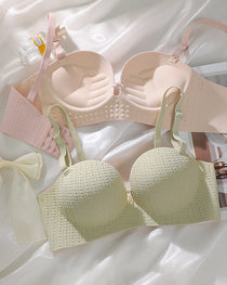 Women's Wire-free One-piece Push-up Strapless Anti-slip Invisible Bra