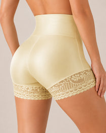 Three-Pack High Waist Tummy Control Lace Trim Briefs