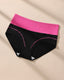 Women's  High Waist Colorblock Seamless Cotton Briefs
