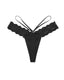 Sexy Double-strapped Lace Thong Panties