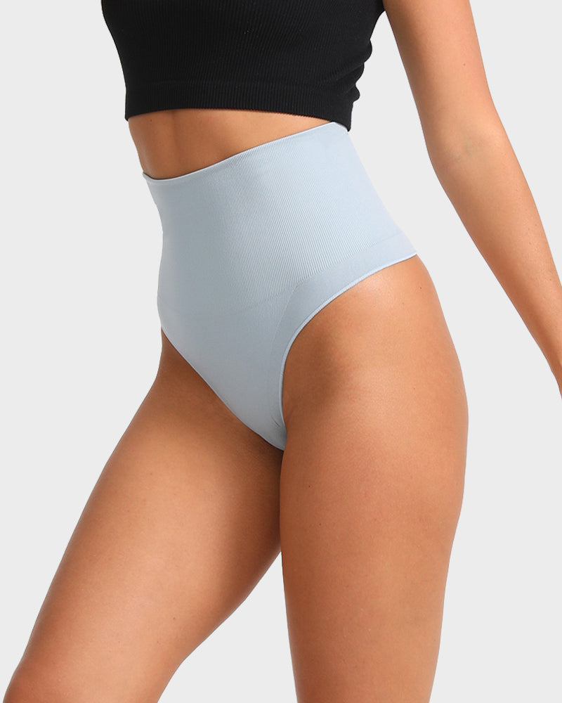 Ultra High-Waist Seamless Tummy Control Thong Secondary image