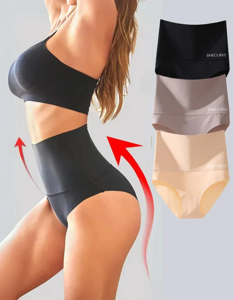3-Pack High Waisted Tummy Control Panties Main image