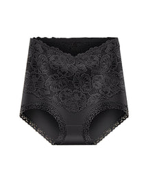 Women's High-waisted Tummy-controlling Lace Cotton Comfortable Breathable Panties