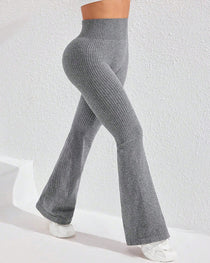 Women's Casual High-Waisted Comfortable Breathable Sports Yoga Tight Flare Pants