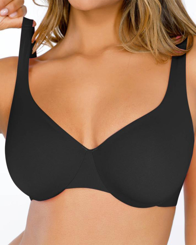 Women's Comfort Wire-Free Wire-Free Plus Size Full Coverage Seamless Everyday Bra Secondary image