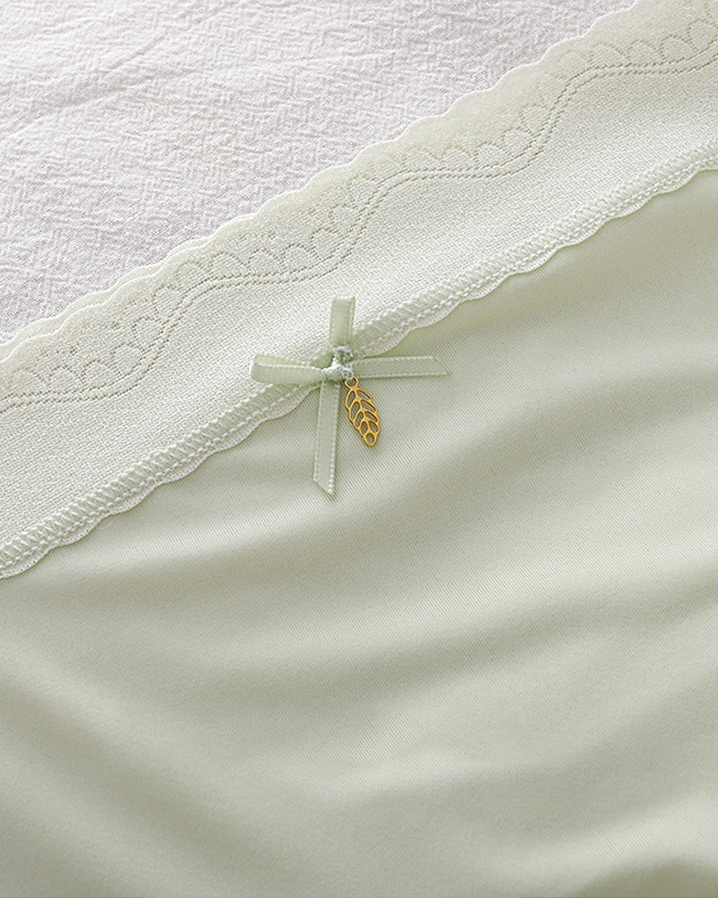 Comfortable Breathable Ice Silk Seamless Pure Cotton Crotch Women's Briefs