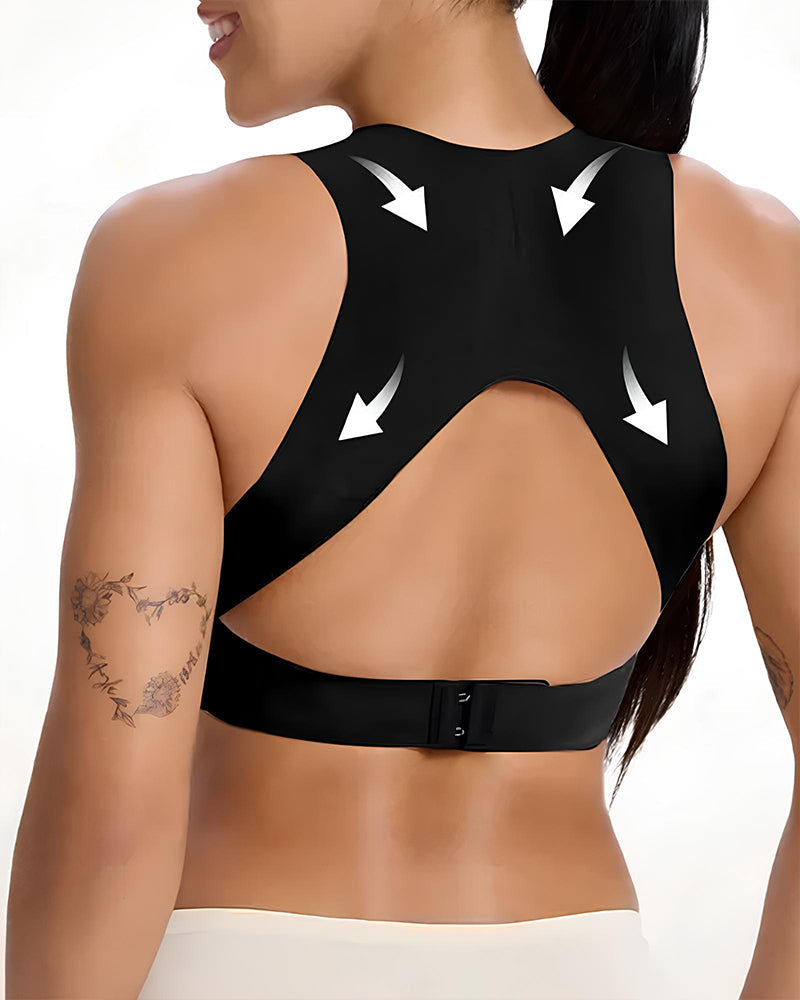 Women's Seamless Push-Up Shaping Correcting Back Sports Bra Secondary image