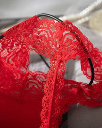 Sexy Pure Cotton Lace Low-rise Seamless Thong