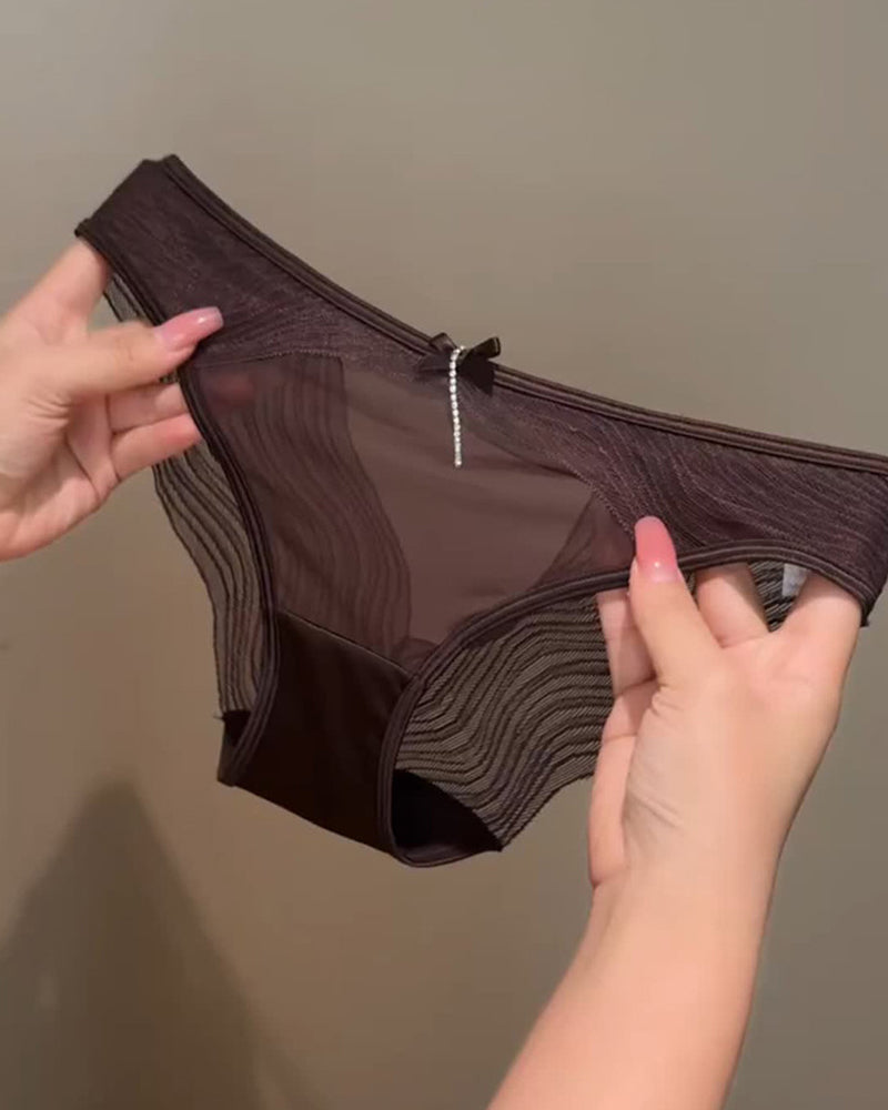 Sexy Lace Mesh Sheer Cutout Panties Secondary image