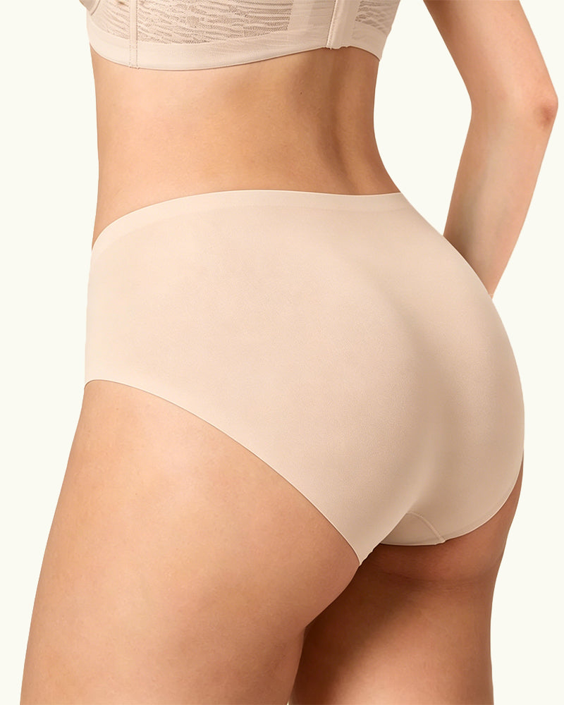 Women's Seamless High-Waisted Elastic Comfort Panties Secondary image