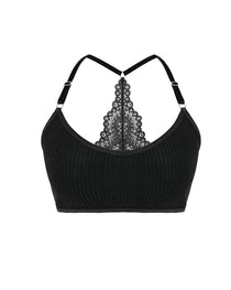 Women's Lace Vest Seamless Elastic Bra