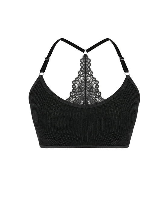 Women's Lace Vest Seamless Elastic Bra