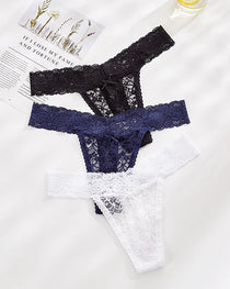 Sexy Lace Sheer Low-rise Thong Panties