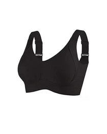 Women's Solid Color Four Rows Adjustable Wireless Bras