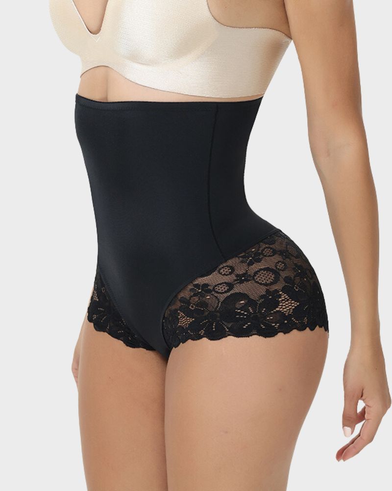 Ultra High Waist Lace Shaping Brief Main image