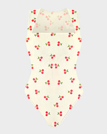Ribbed Strappy Square Neck Bodysuits