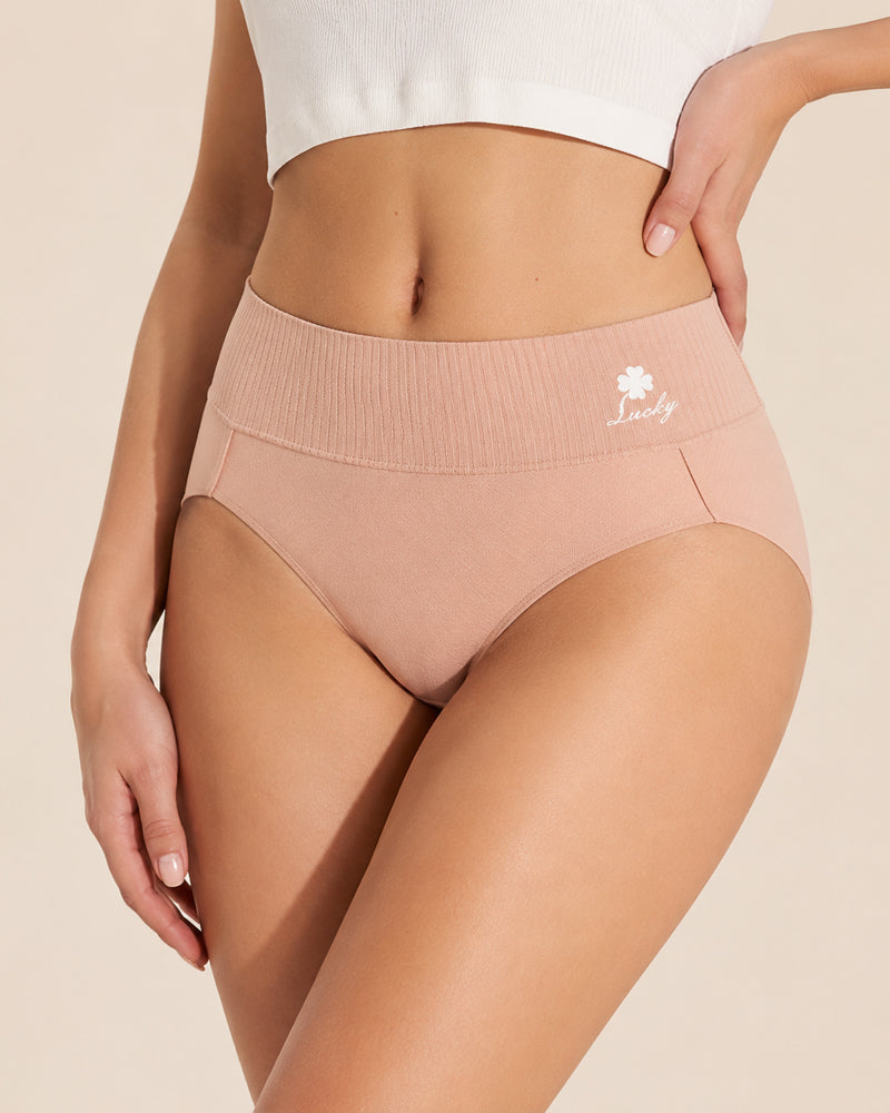 Women's High-waisted Elasticity Breathable Briefs Main image