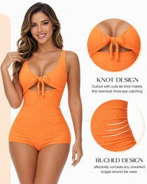 Women's One-Piece Swimsuit with Built-in Shaping