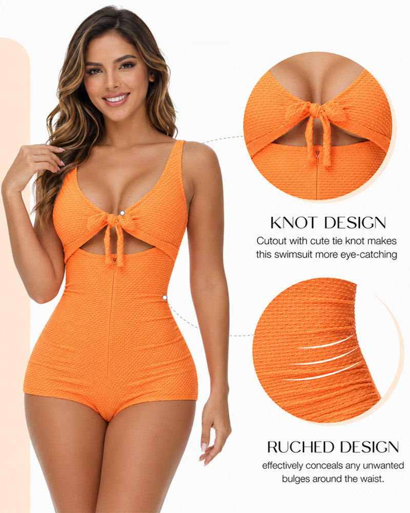 Women's One-Piece Swimsuit with Built-in Shaping