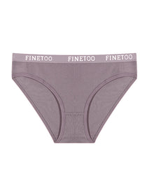 Mid-rise Ribbed Cotton Breathable Briefs