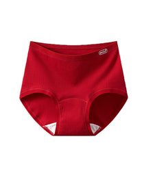 Plus Size 10A Antibacterial Cotton Extra Long Crotch High Waist Comfortable Briefs