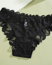 Women's Sexy Lace Floral Mesh Breathable Panties