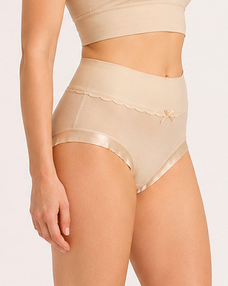 Five-pack Pure Cotton High Waist Stretch Briefs Secondary image