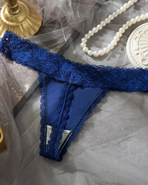 Sexy Pure Cotton Lace Low-rise Seamless Thong