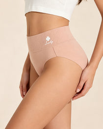 Women's High-waisted Elasticity Breathable Briefs