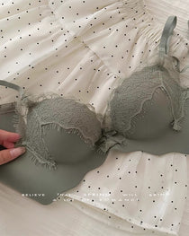 Women's Lace Trim Comfort Bra