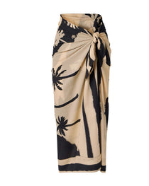 Beach Vacation Deep V One-piece Swimsuit and Cover-up