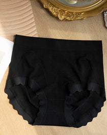 Mulberry Silk Warming Temperature-sensitive 10A Antibacterial Crotch High Elasticity Seamless Hip-lifting Panties