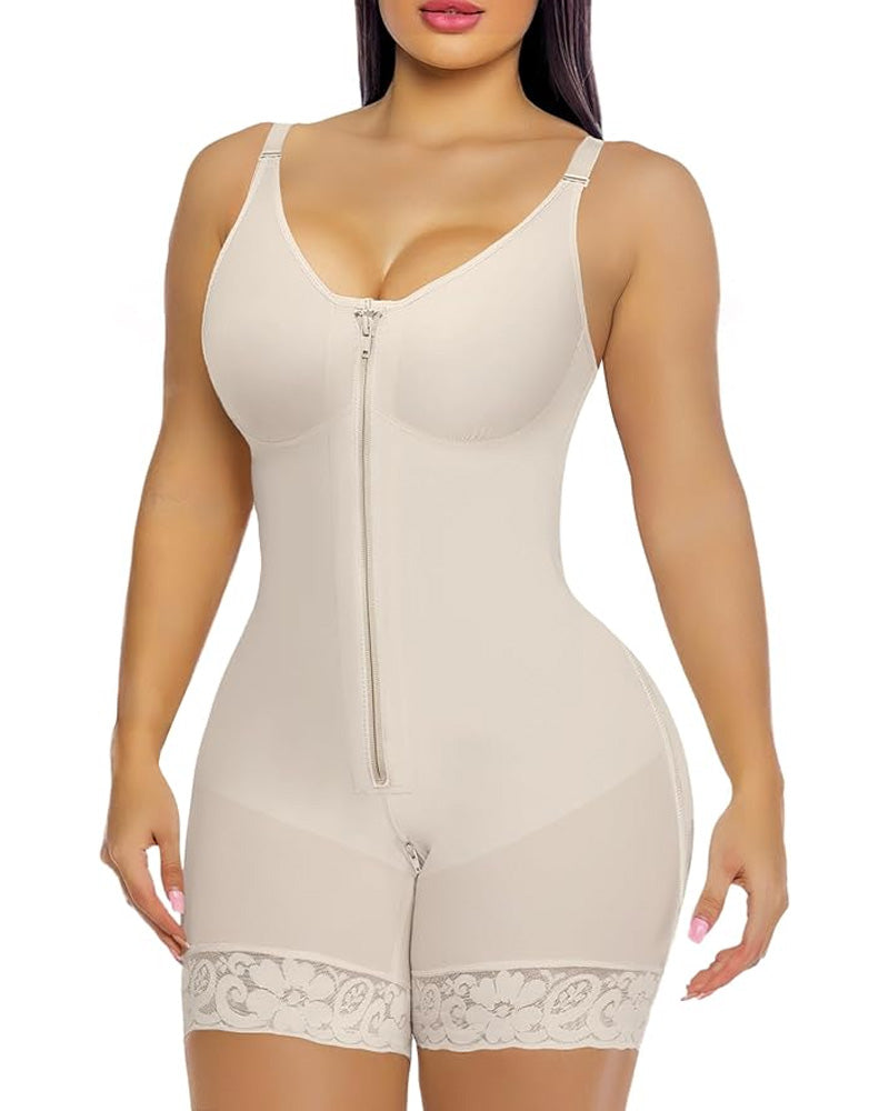 Women's Belly Tummy Lifting Butt Lifting Zipper Postpartum Body Shaper Main image