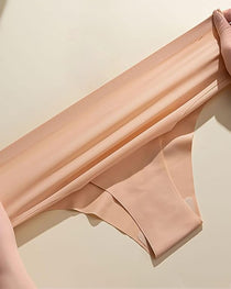 Sheer Mesh Sexy Heart-shaped Cutout Stretchy Seamless Panties