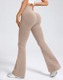Women's Casual High-Waisted Comfortable Breathable Sports Yoga Tight Flare Pants